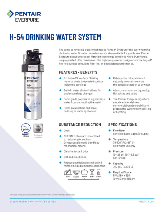 H-54 Drinking Water System