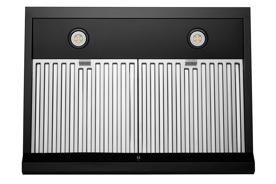 30 Inch Chef Series Under Cabinet Range Hood with 3-Way Venting, Changeable LED in MATTE BLACK