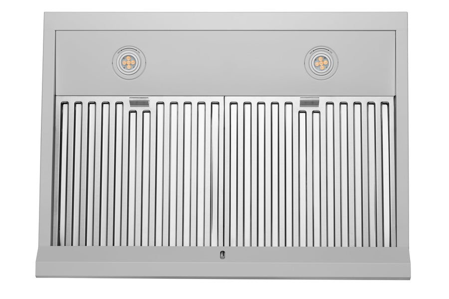 30 Inch Chef Series Under Cabinet Range Hood with 3-Way Venting, Changeable LED in WHITE