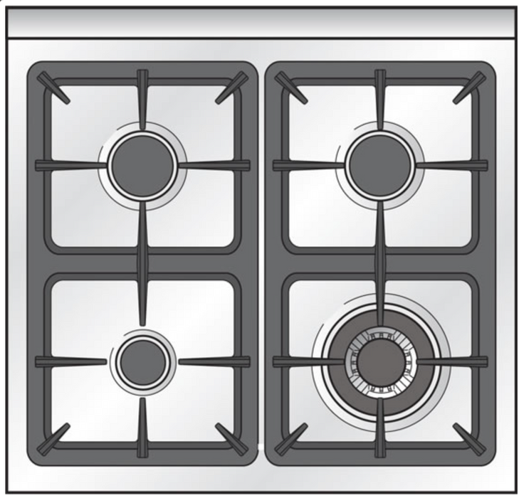 24" Gas Range